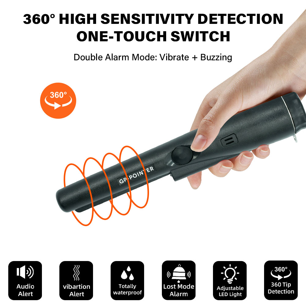 Waterproof Metal Detector Pinpointer - Detektor Logam Genggam Baru, Detektor Logam