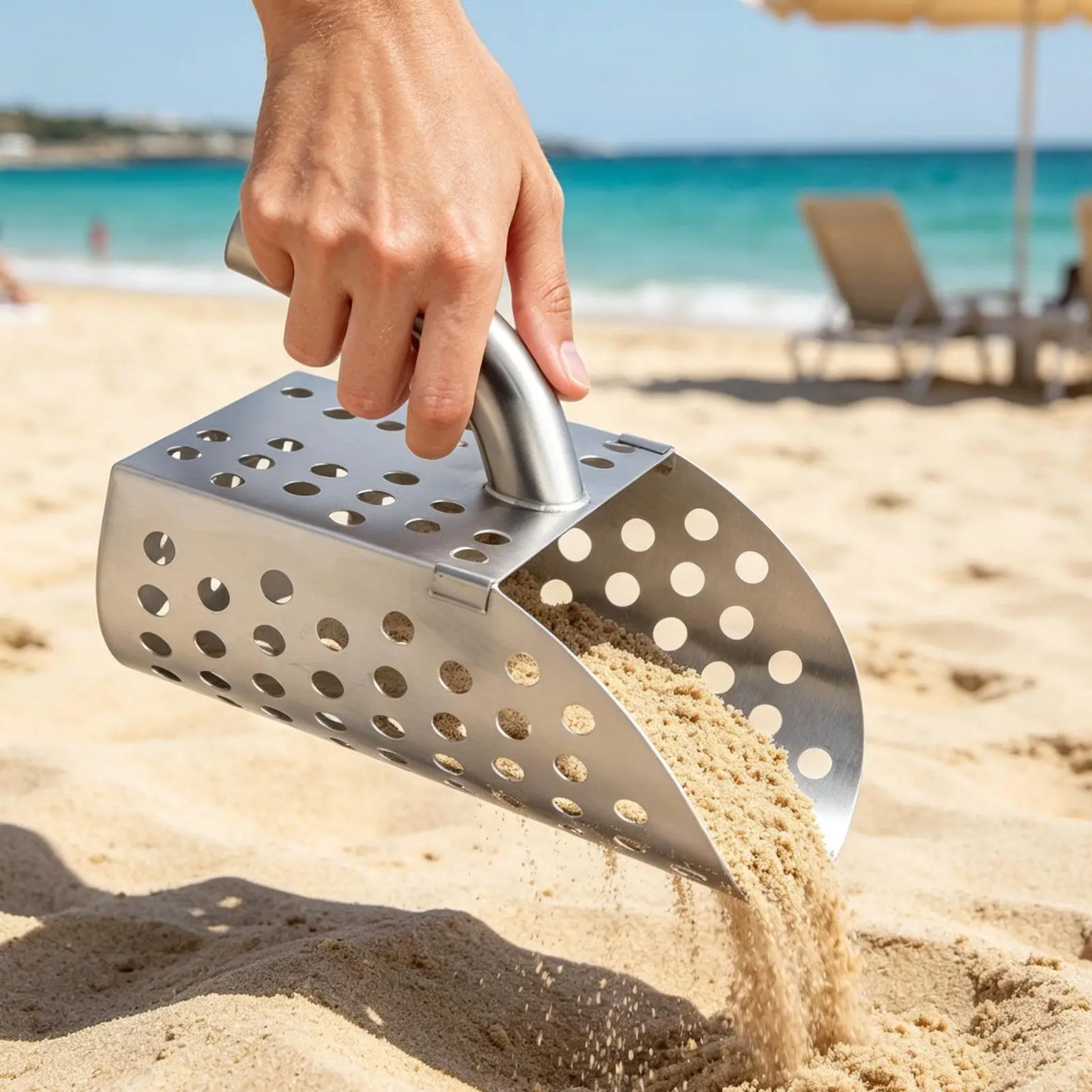 Treasure Hunting Shovel Digging Tool - Alat Penggali Pasir dan Sekop untuk