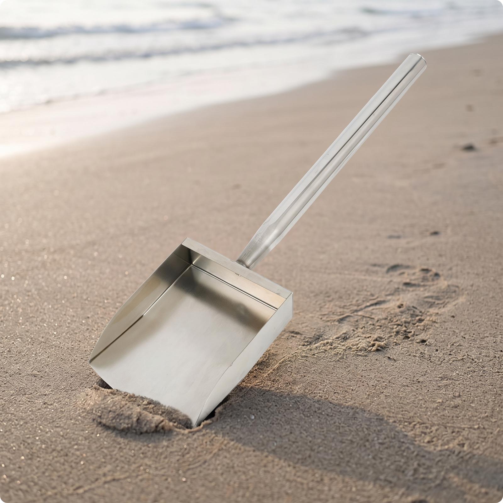 Treasure Hunting Shovel Digging Tool - Sekop Saringan Pasir Pantai dari Baja