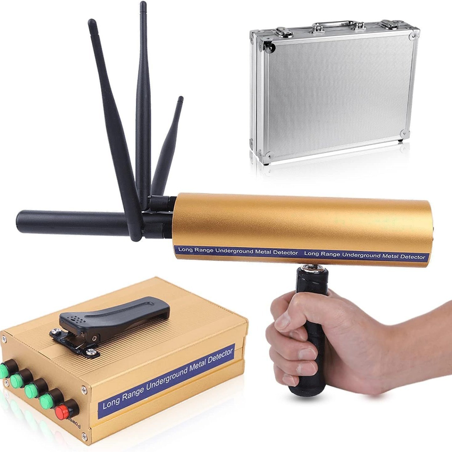Gold Detector Long Range Locator - Detektor Logam Emas Jarak Jauh Desain