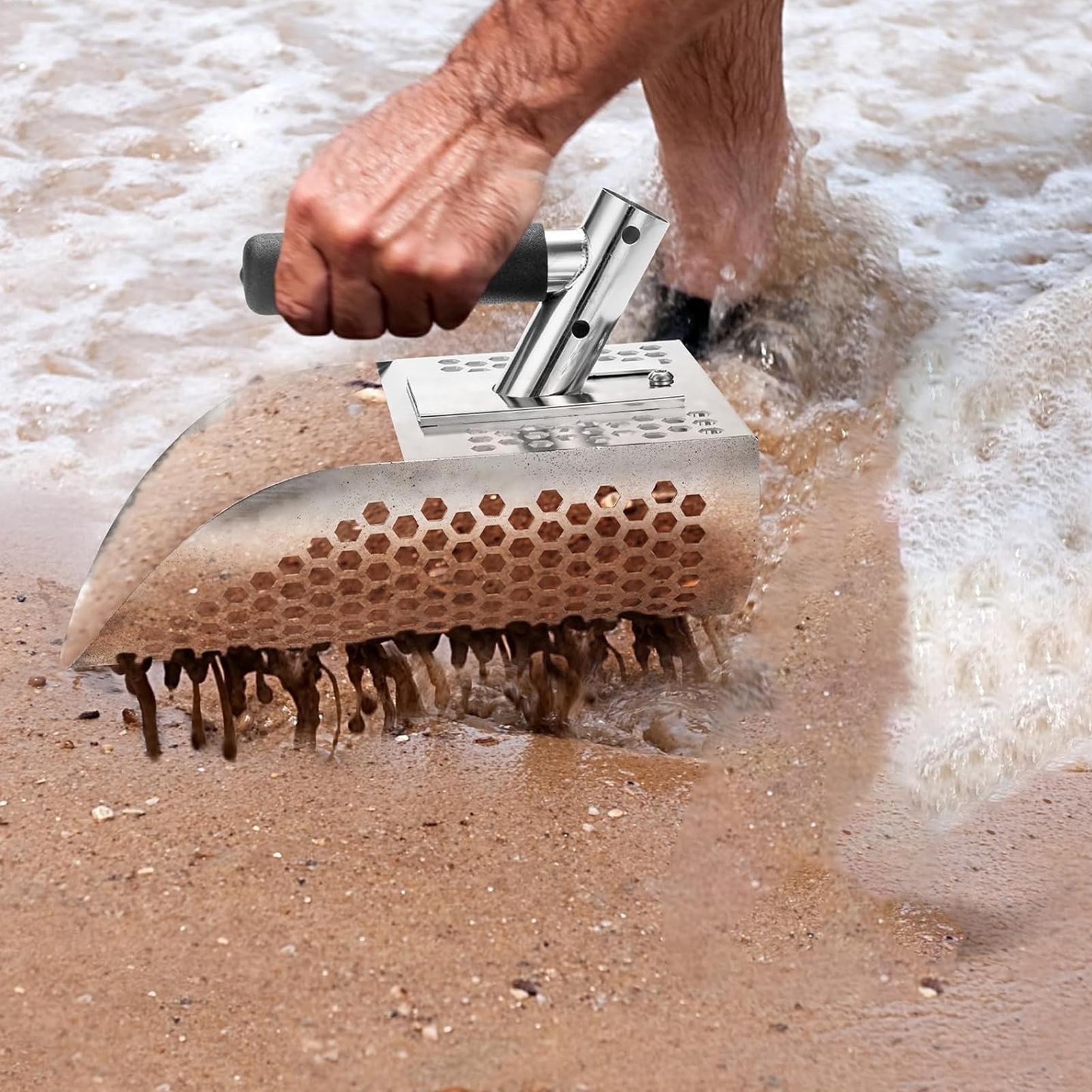 Sendok Pasir untuk Mendeteksi  - Sand Scoop Stainless Steel Beach Digging ulasan dan harga