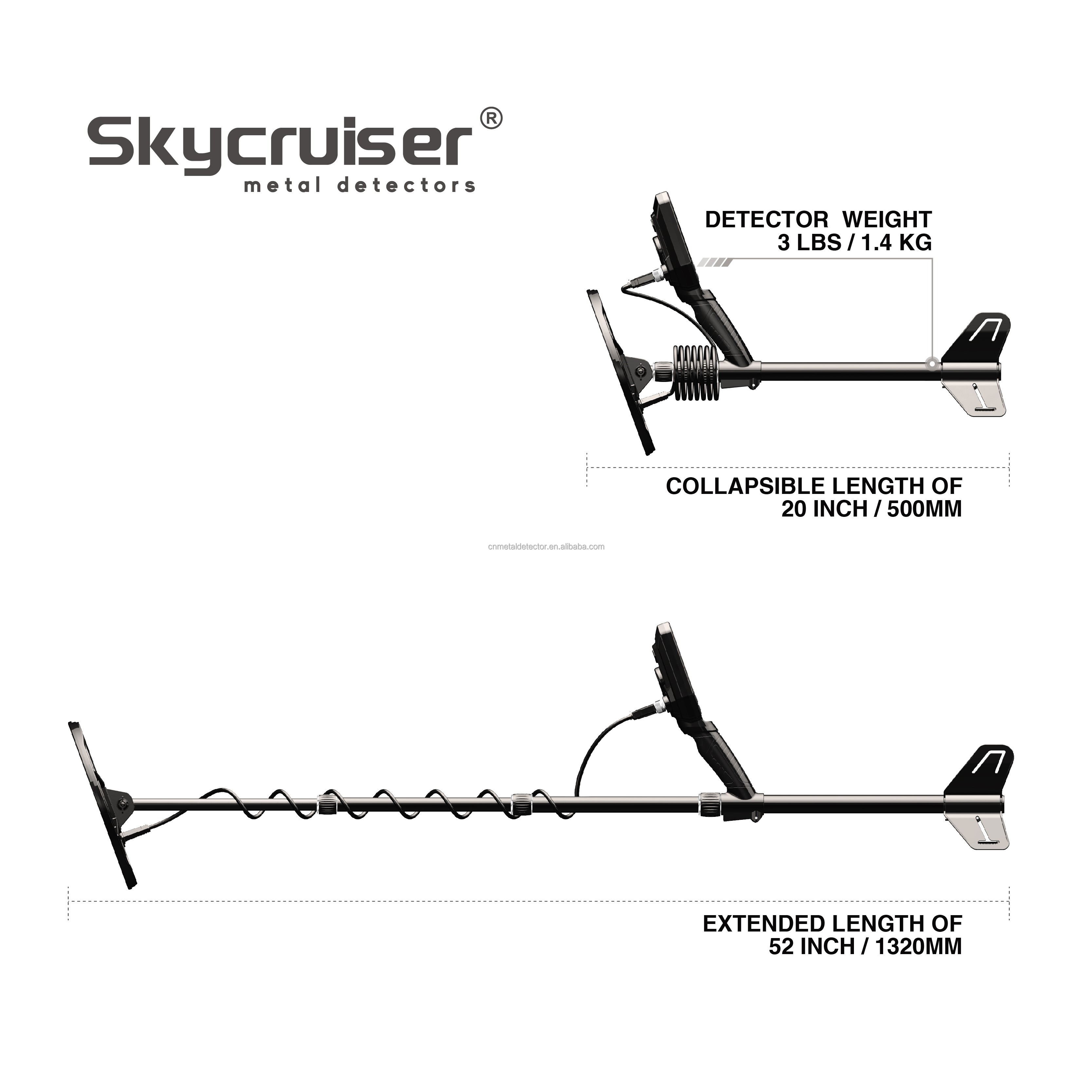 Detektor Logam Bawah Air Skycr - Gold Detector Long Range Locator ulasan dan harga