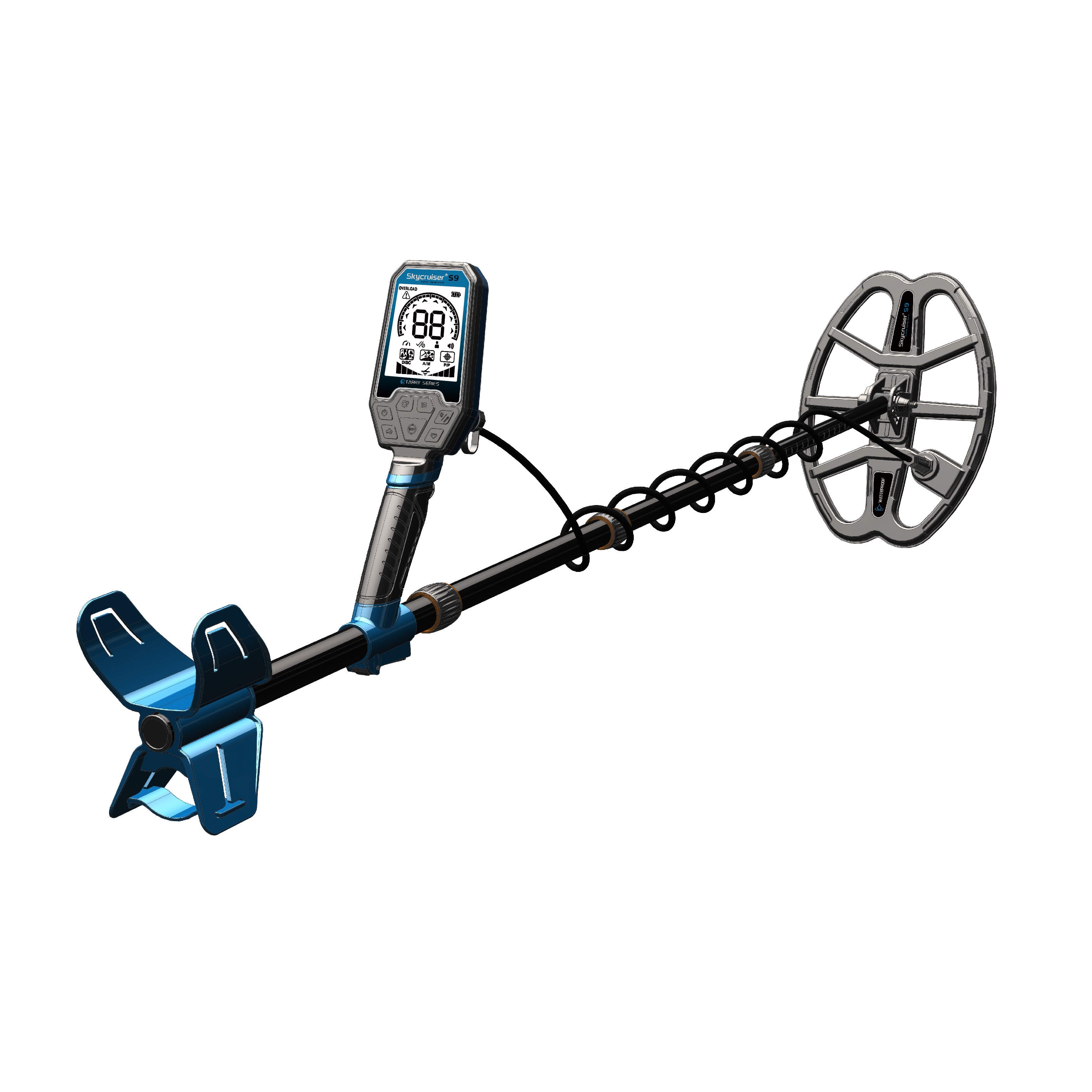 Detektor Logam Bawah Air Skycr - Gold Detector Long Range Locator ulasan dan harga