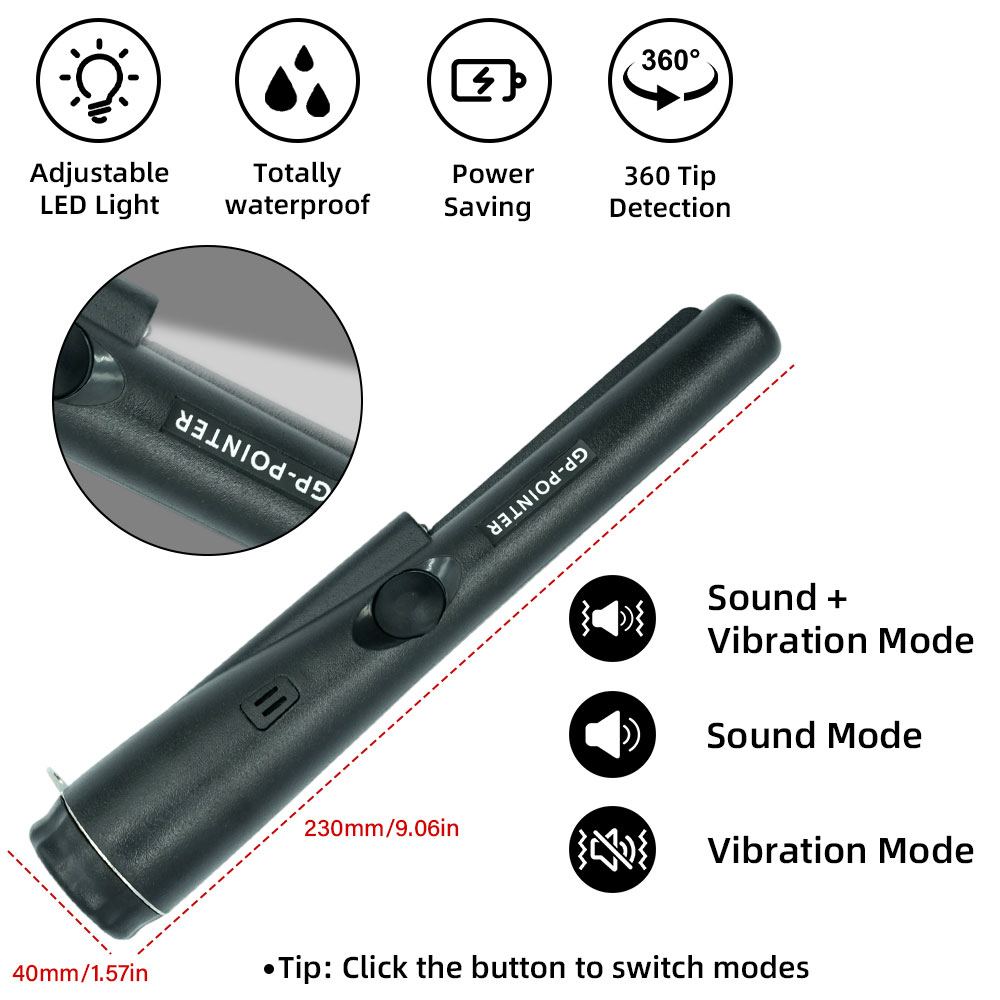 Detektor Logam Genggam Baru, D - Waterproof Metal Detector Pinpointer ulasan dan harga