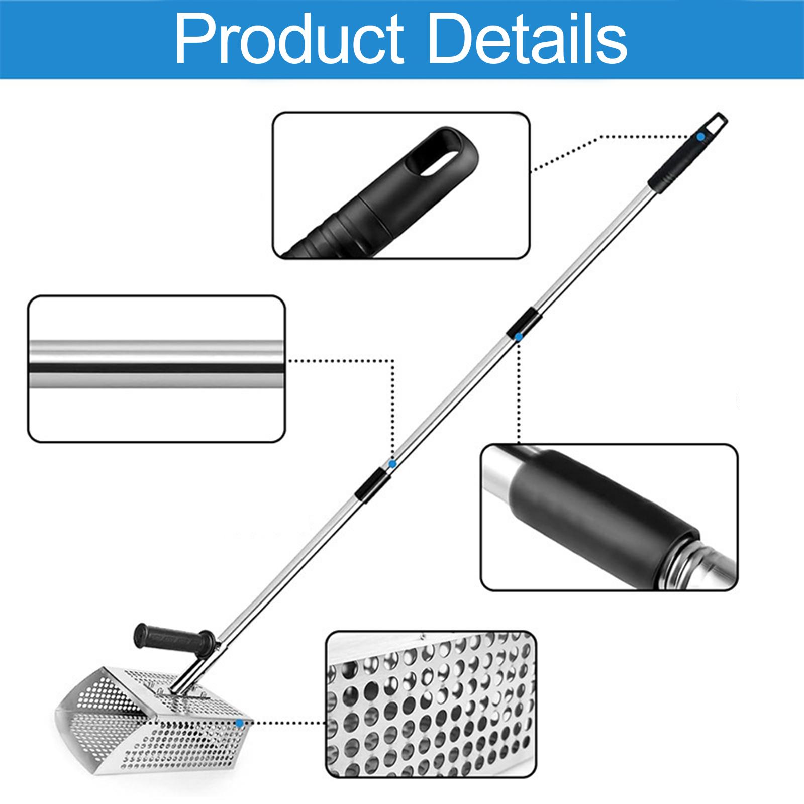 Sekop Pasir dengan Gagang Panj - Treasure Hunting Shovel Digging Tool ulasan dan harga