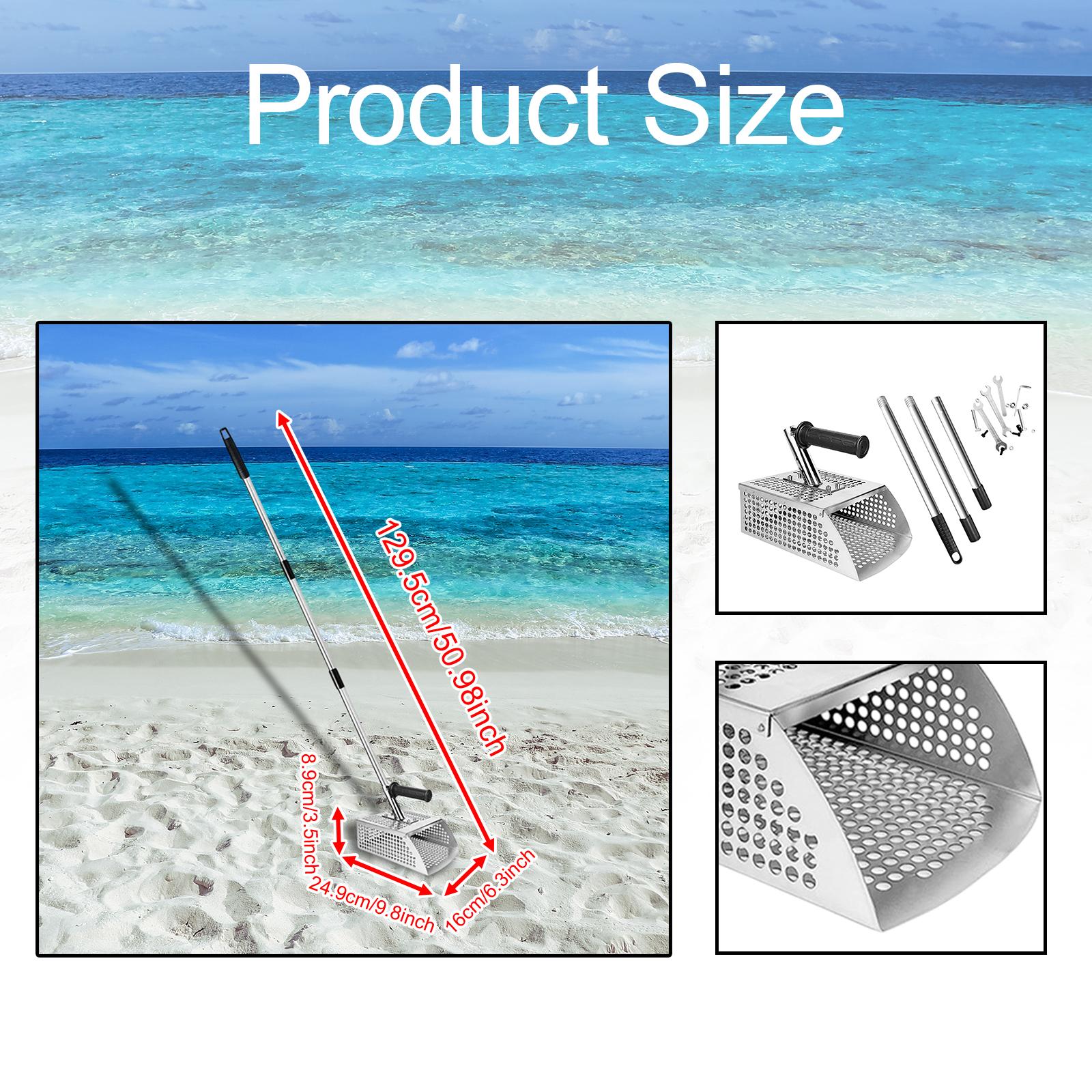 Sekop Pasir dengan Gagang Panj - Treasure Hunting Shovel Digging Tool ulasan dan harga