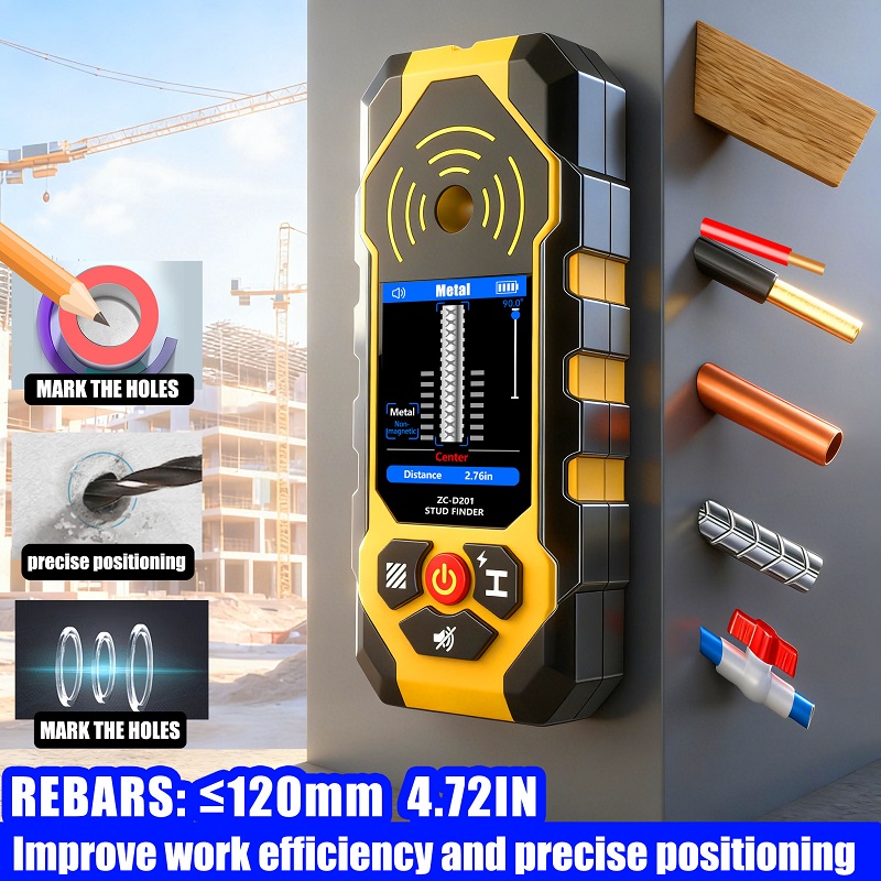 ZC-D201 Pendeteksi Tiang Dindi - Ground Penetrating Radar Scanner ulasan dan harga