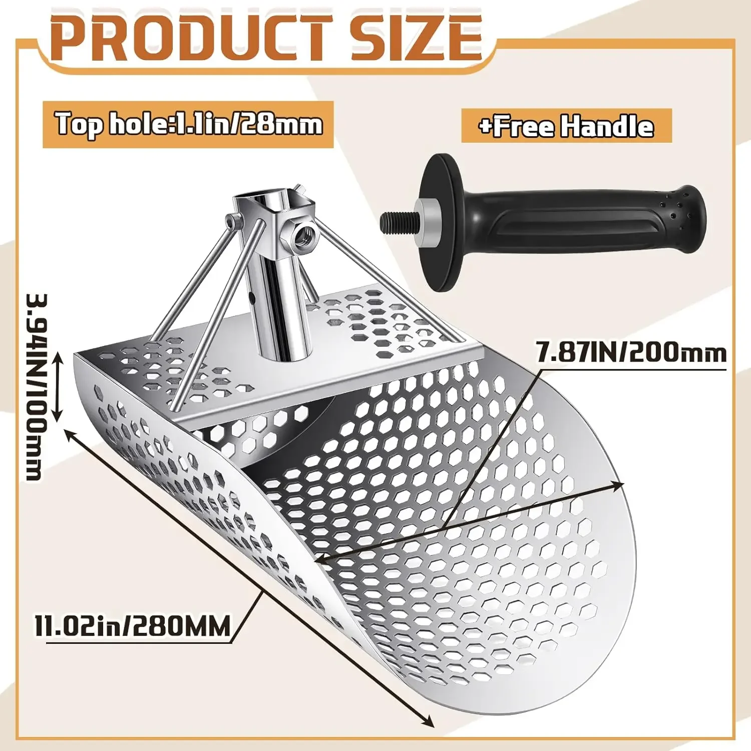 Sendok pasir pantai Baja tahan - Sand Scoop Stainless Steel Beach Digging ulasan dan harga