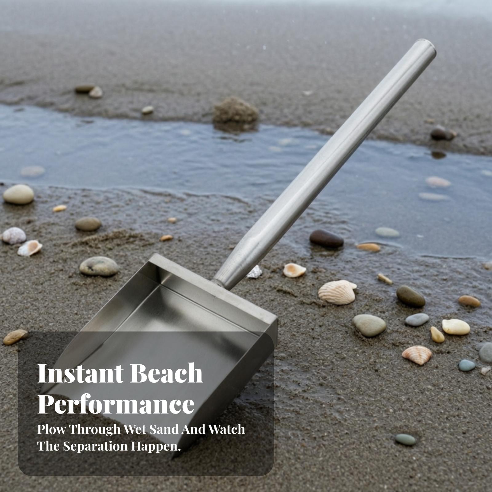 Sekop Saringan Pasir Pantai da - Treasure Hunting Shovel Digging Tool ulasan dan harga