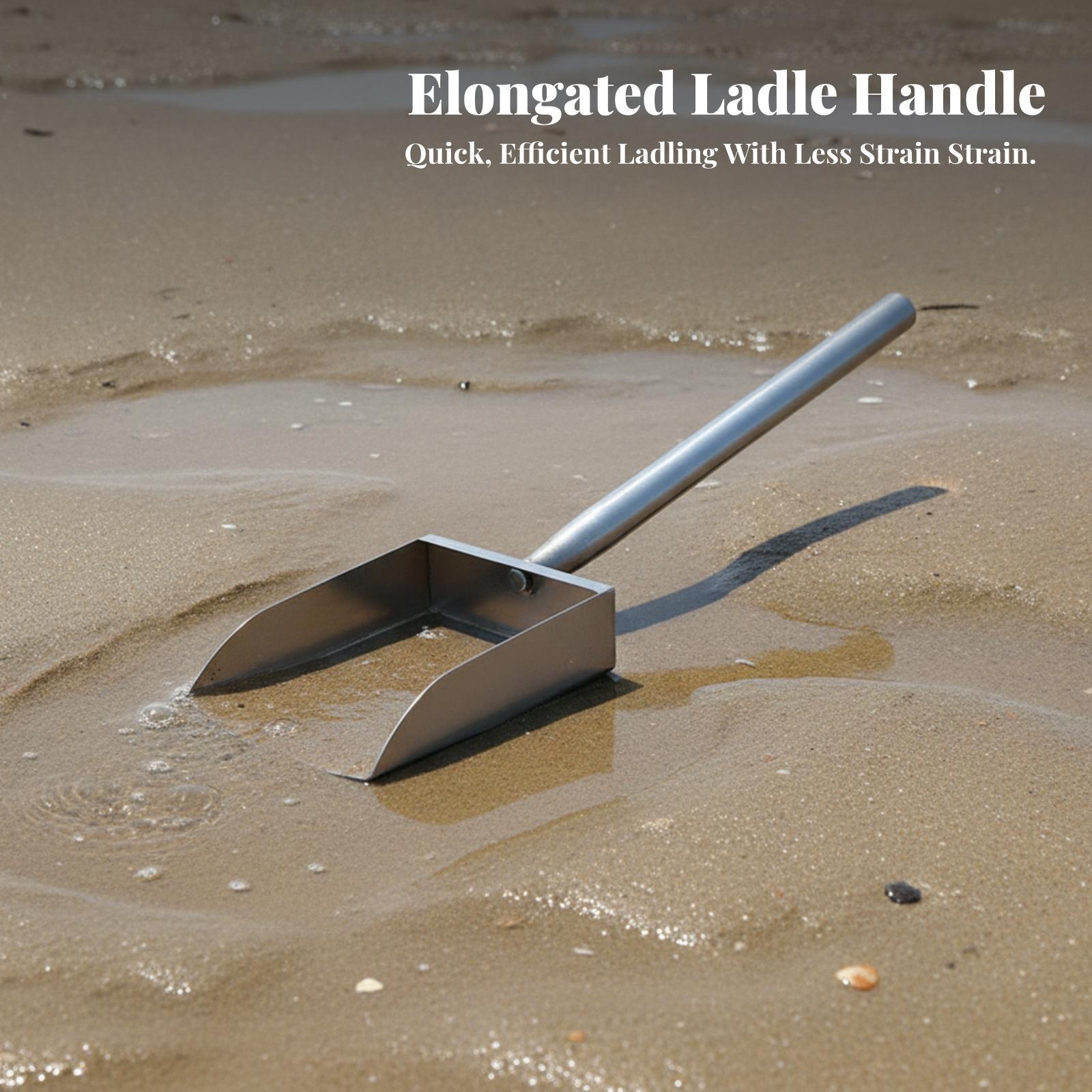 Sekop Saringan Pasir Pantai da - Treasure Hunting Shovel Digging Tool ulasan dan harga