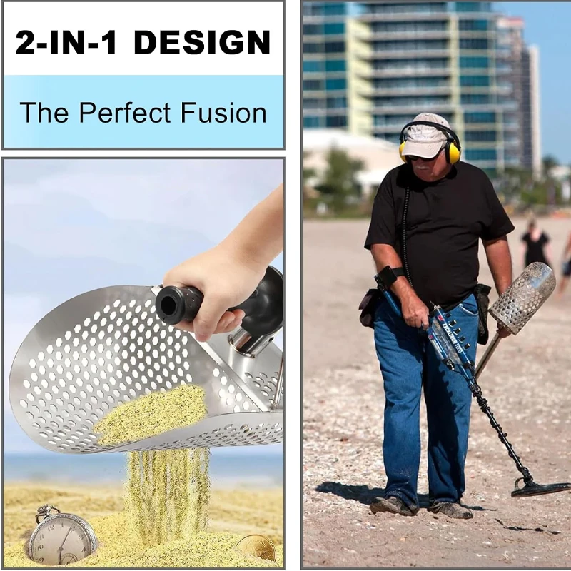 Sendok Pasir Pantai Baja Tahan - Sand Scoop Stainless Steel Beach Digging ulasan dan harga