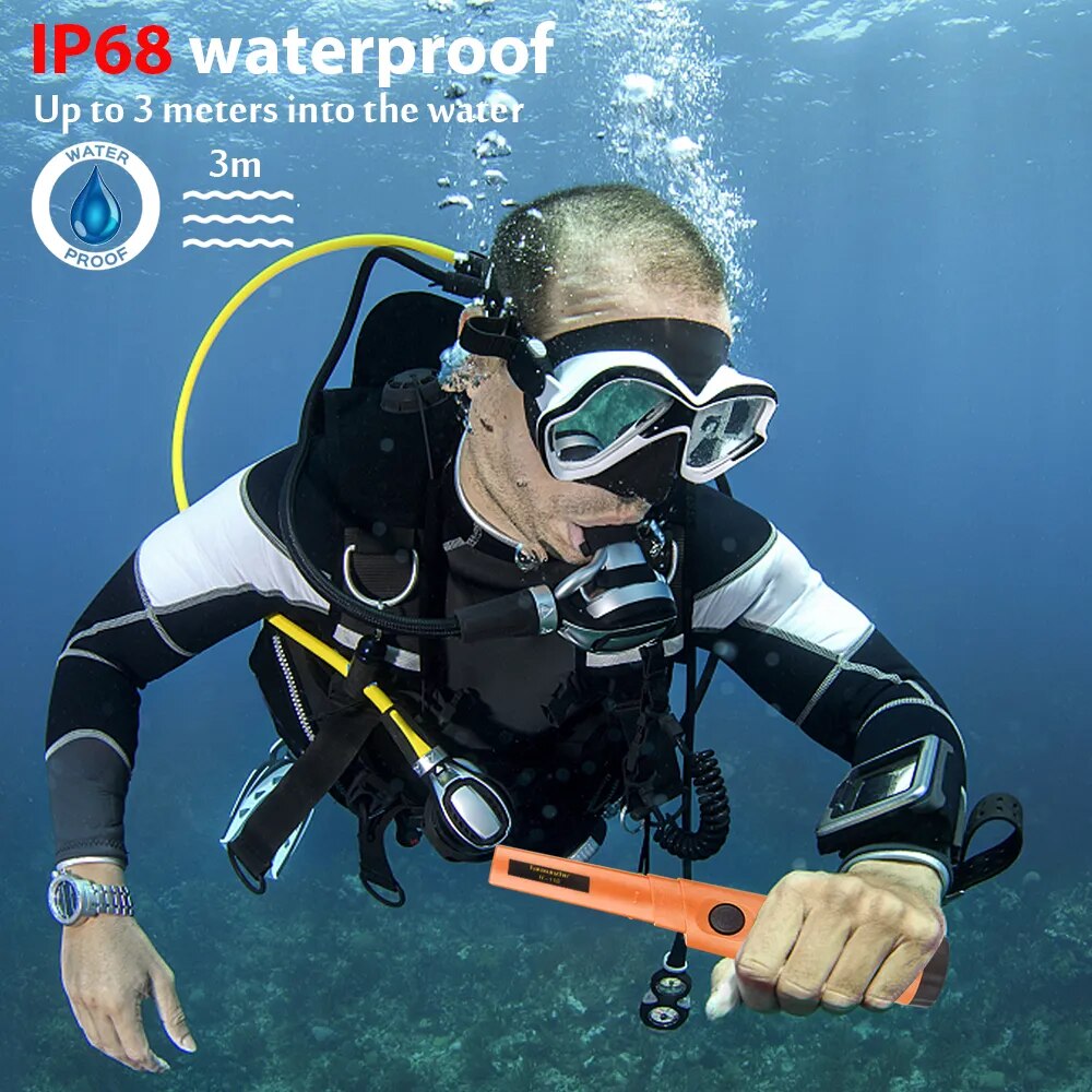 TC-110 Detektor Logam Genggam  - Waterproof Metal Detector Pinpointer ulasan dan harga