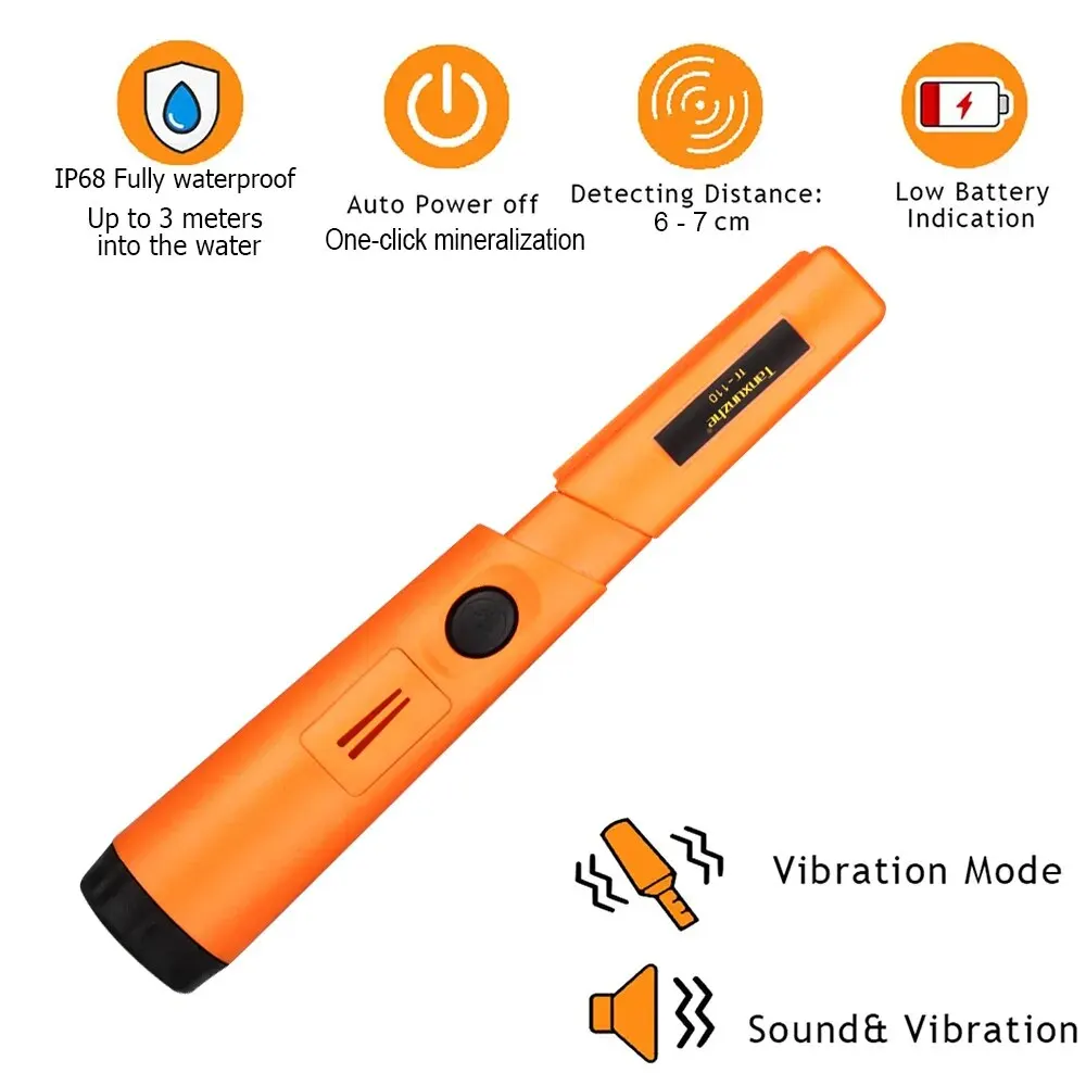 TC-110 Detektor Logam Genggam  - Waterproof Metal Detector Pinpointer ulasan dan harga