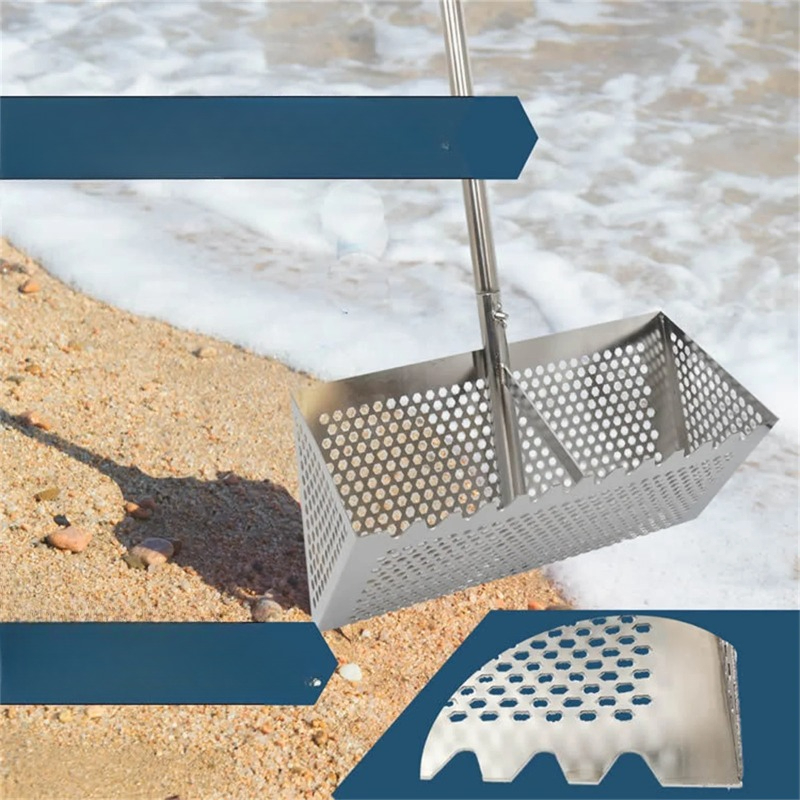 Alat Penggali Pasir Lipat untu - Treasure Hunting Shovel Digging Tool ulasan dan harga