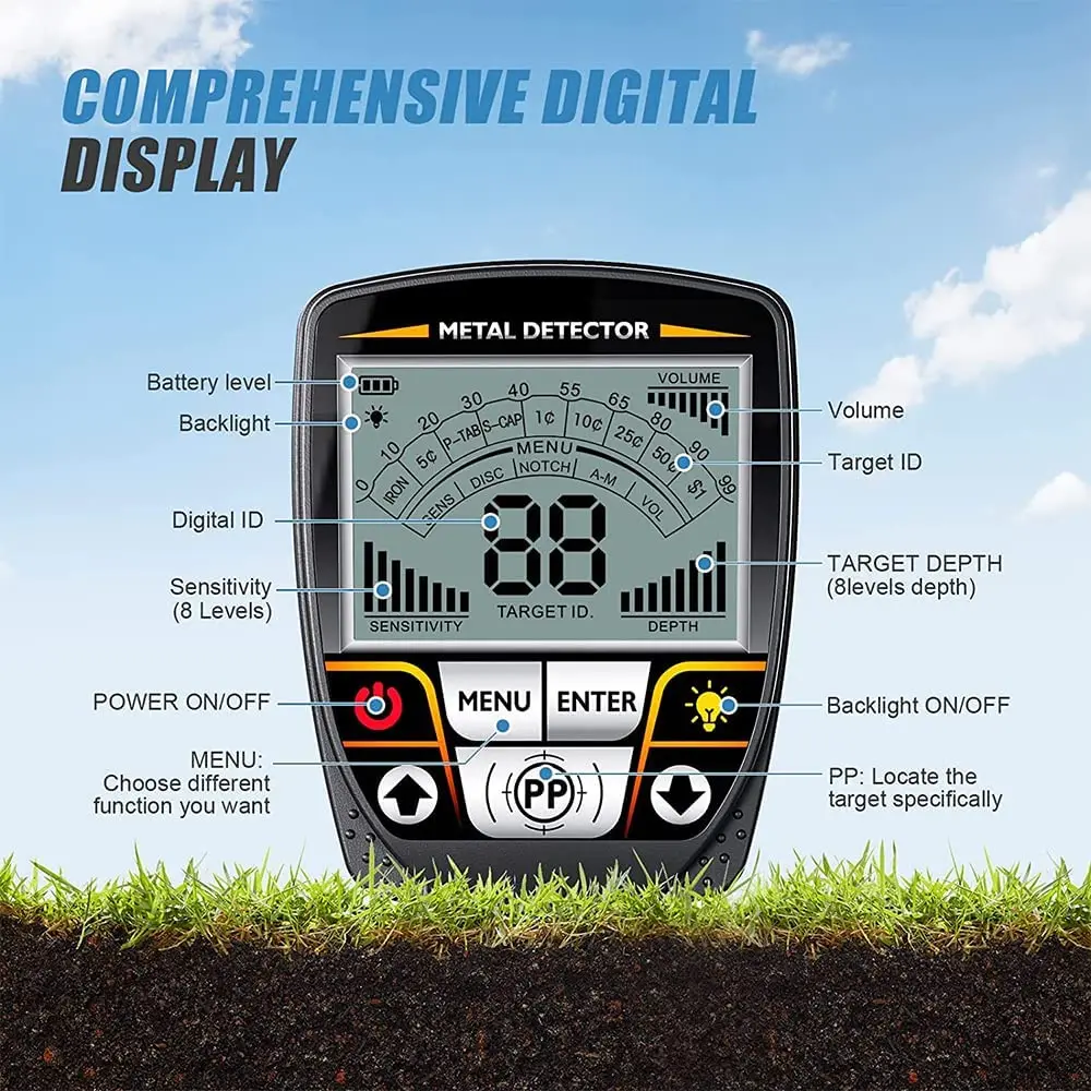 Detektor Emas Bawah Tanah Tian - Gold Detector Long Range Locator ulasan dan harga