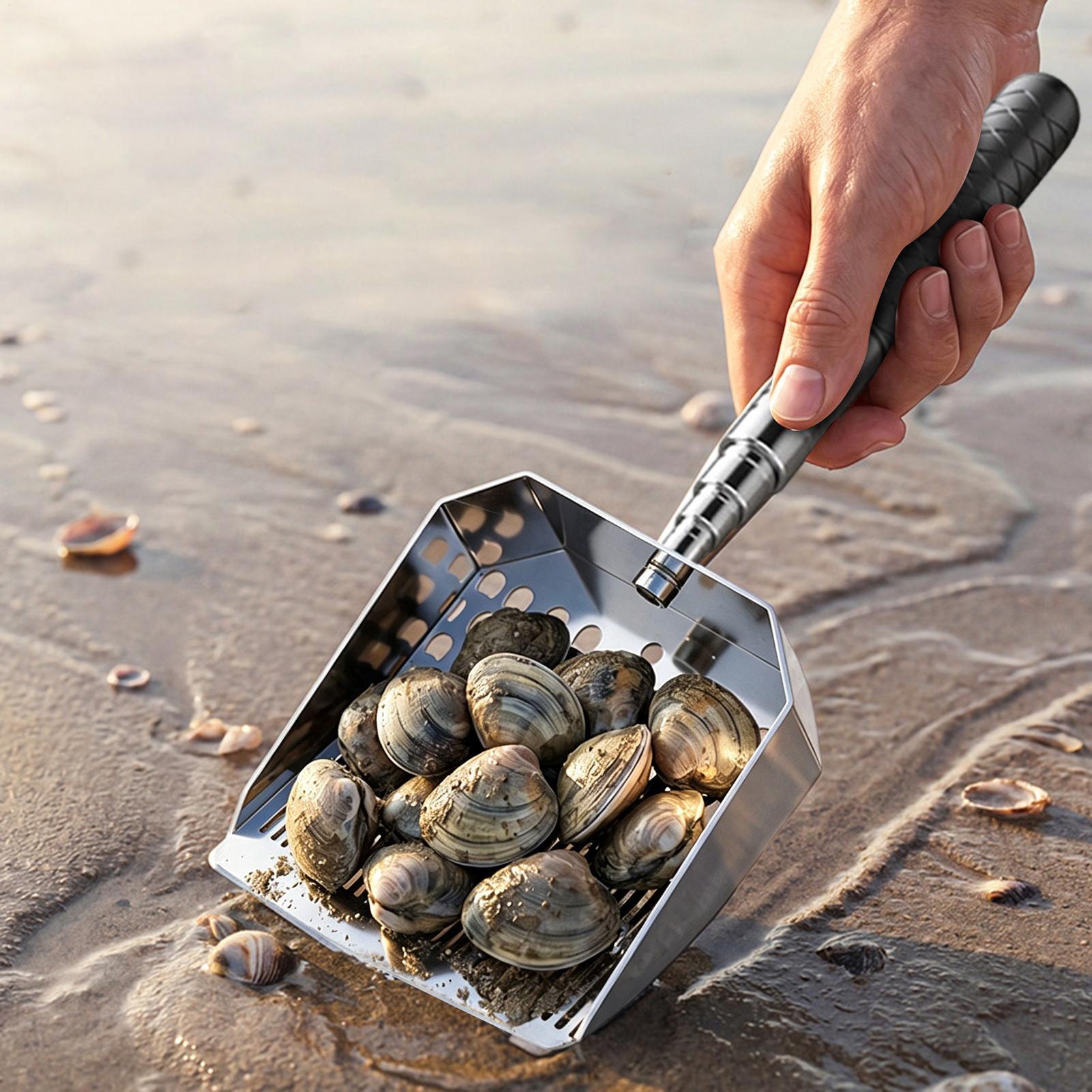 Sekop Pasir Stainless Steel, S - Sand Scoop Stainless Steel Beach Digging ulasan dan harga
