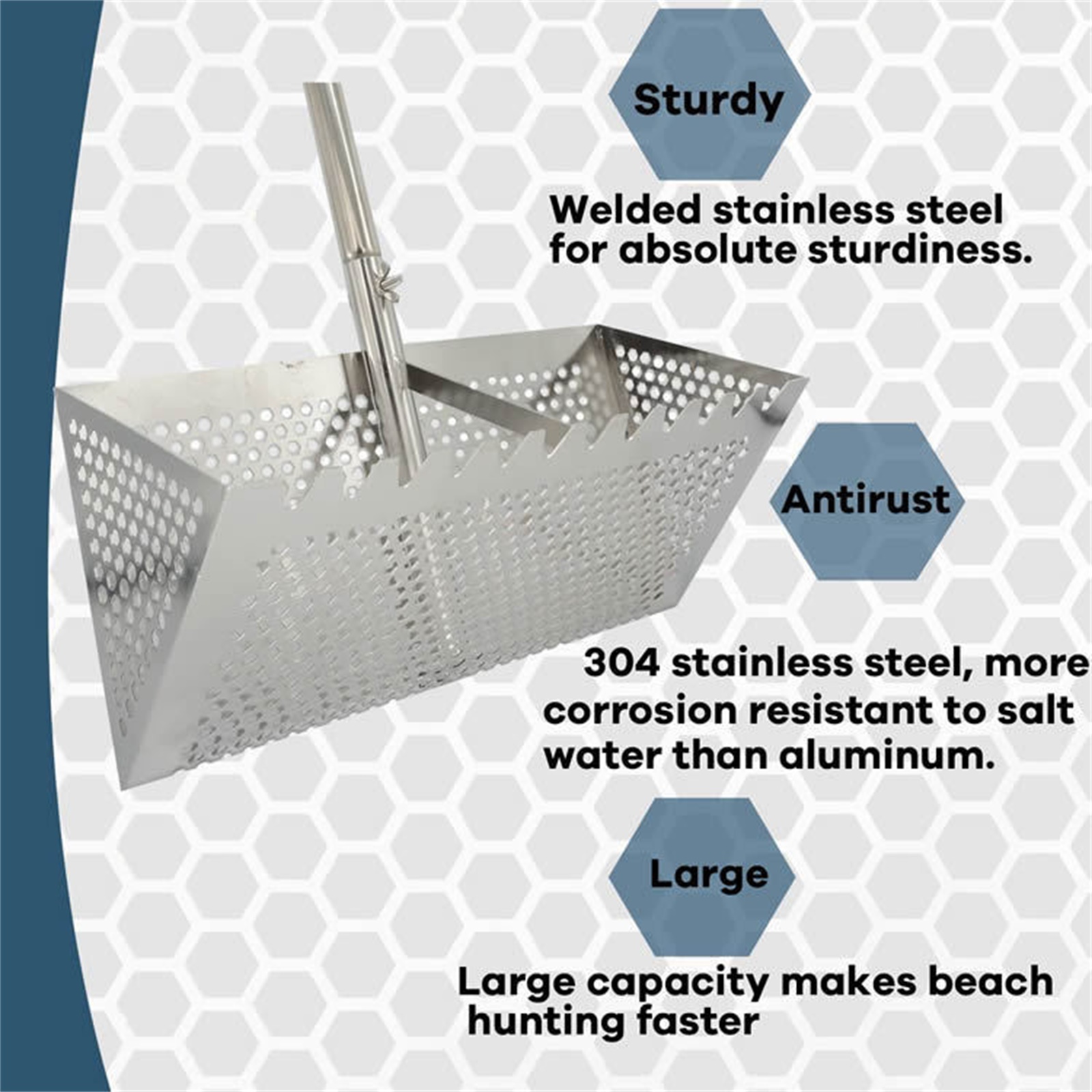 Alat sekop Anti karat untuk pa - Treasure Hunting Shovel Digging Tool ulasan dan harga