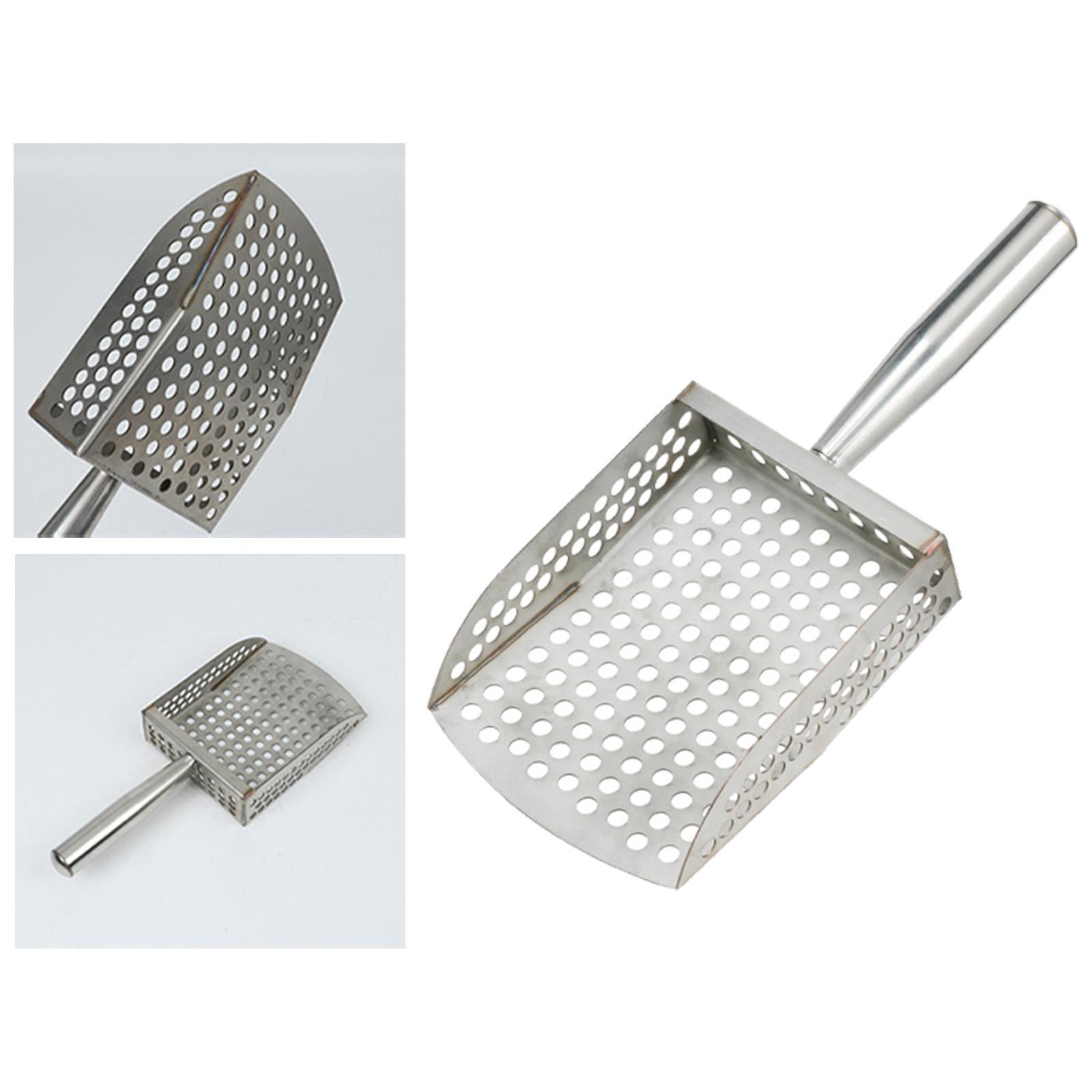 Sendok Pasir Genggam dengan Pe - Sand Scoop Stainless Steel Beach Digging ulasan dan harga