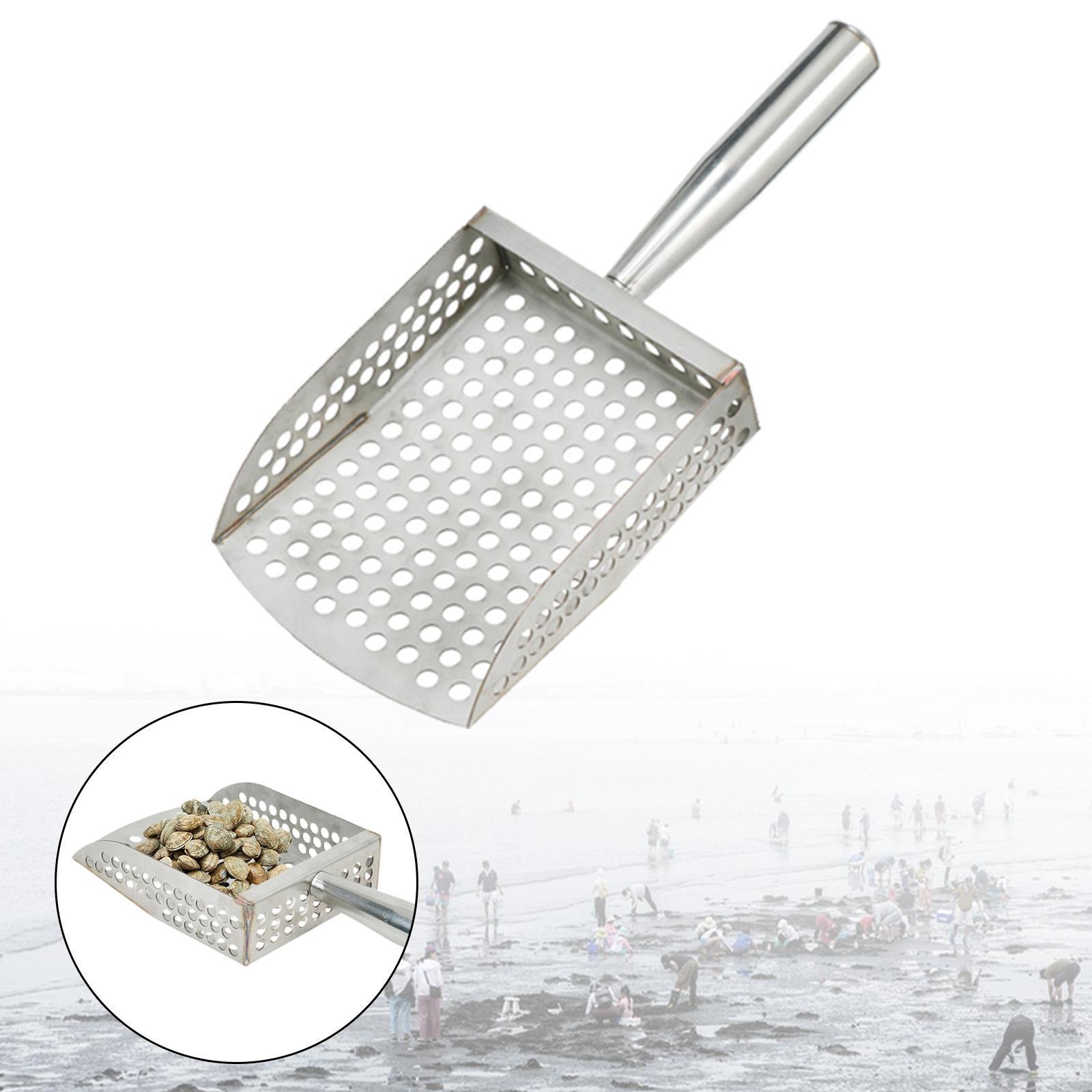 Sendok Pasir Genggam dengan Pe - Sand Scoop Stainless Steel Beach Digging ulasan dan harga