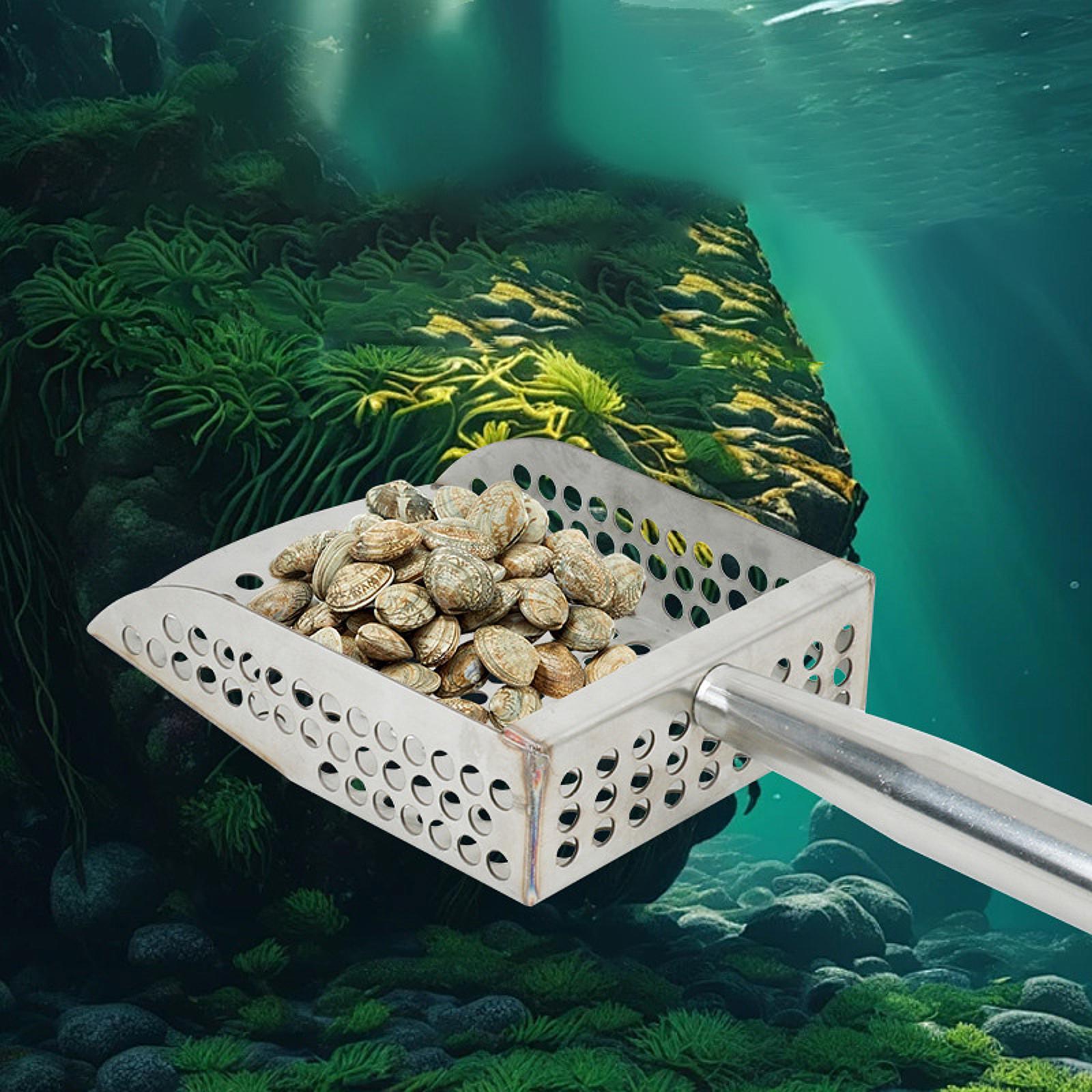 Sendok Pasir Genggam dengan Pe - Sand Scoop Stainless Steel Beach Digging ulasan dan harga