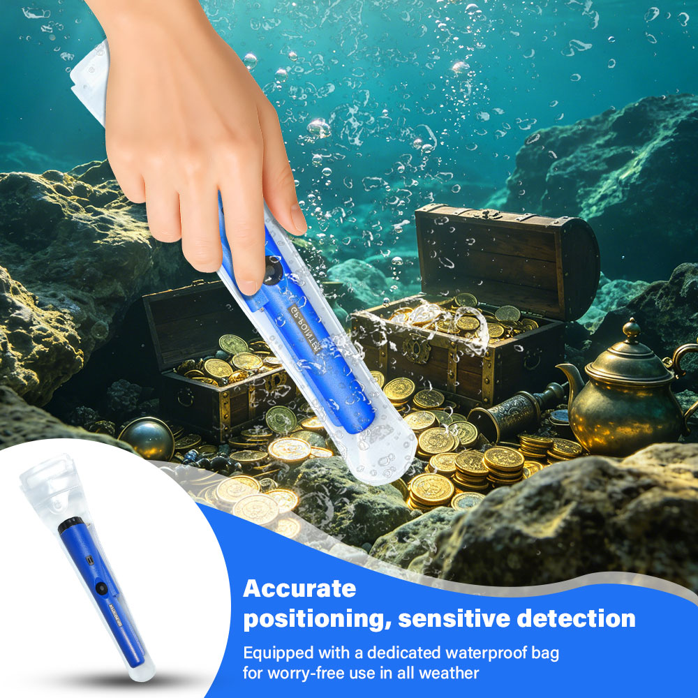 Detektor Logam Portabel dengan - Waterproof Metal Detector Pinpointer ulasan dan harga