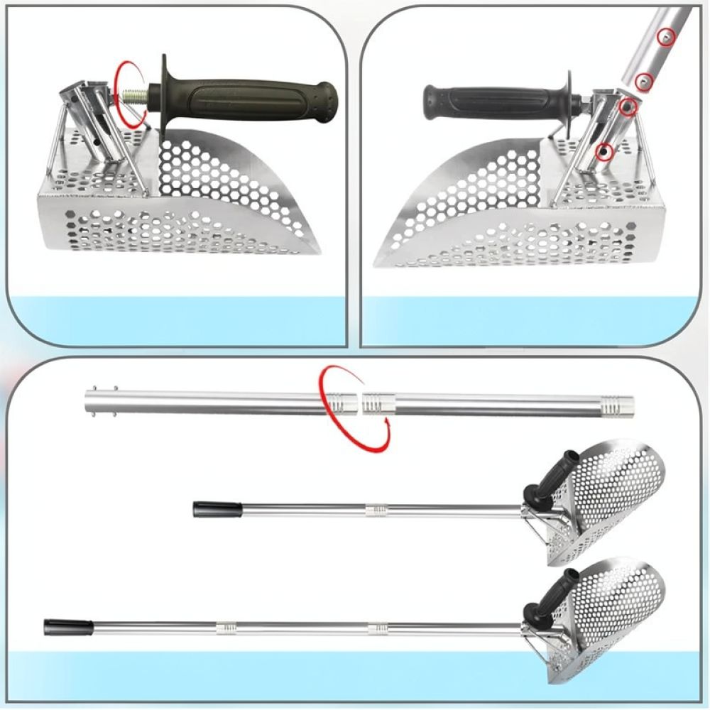 Sekop Pasir Pantai Baja Tahan  - Treasure Hunting Shovel Digging Tool ulasan dan harga