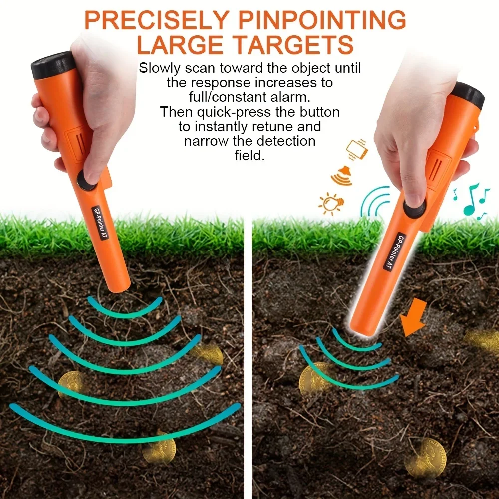 Detektor logam genggam gp-poin - Waterproof Metal Detector Pinpointer ulasan dan harga