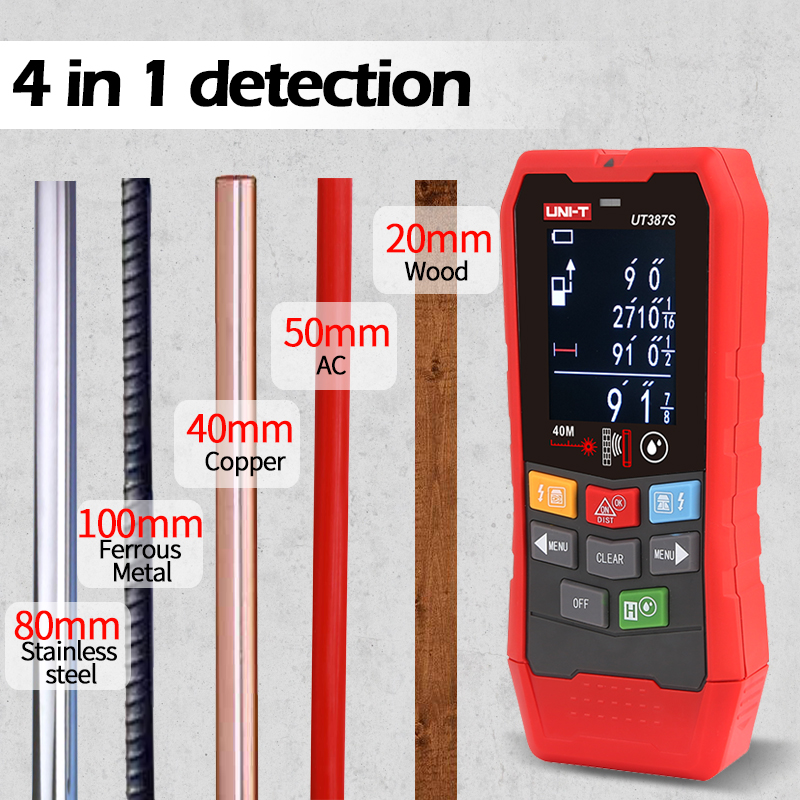 UNI-T 4 In 1 Detektor Logam UT - Ground Penetrating Radar Scanner ulasan dan harga