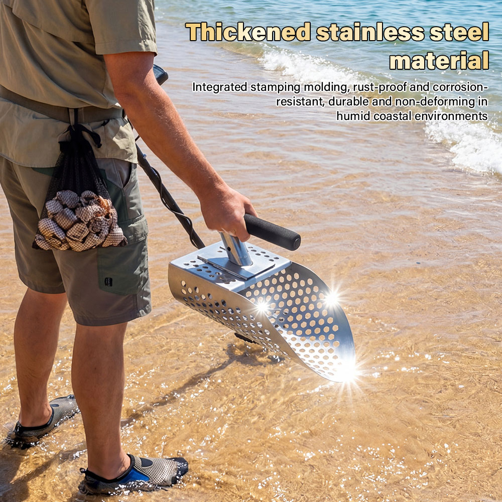 Sekop Pasir Portabel dari Baja - Treasure Hunting Shovel Digging Tool ulasan dan harga