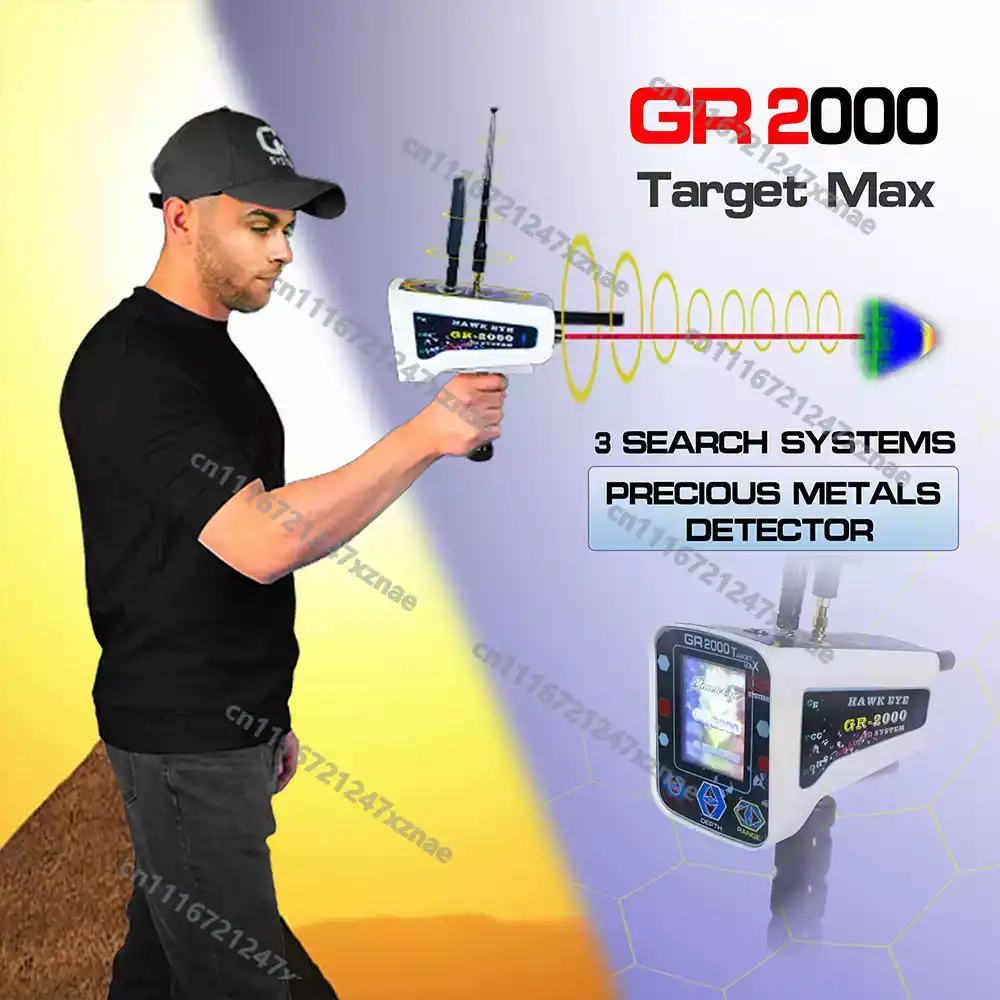 Detektor Logam Bawah Tanah 3D  - Gold Detector Long Range Locator ulasan dan harga