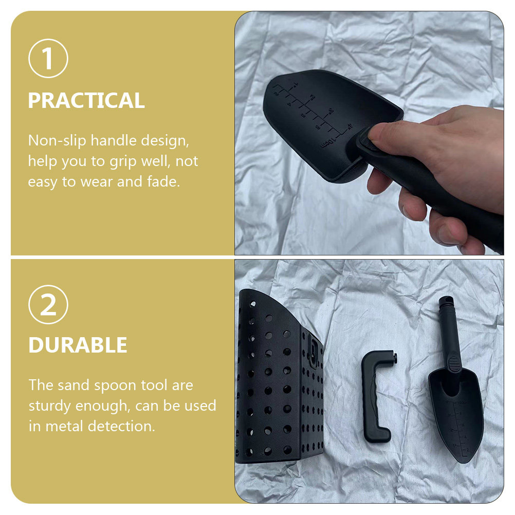 1Set Set Sekop Pasir Premium u - Treasure Hunting Shovel Digging Tool ulasan dan harga
