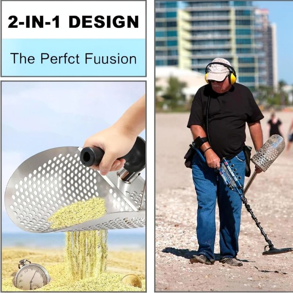 Sekop Pasir Baja Tahan Karat 3 - Sand Scoop Stainless Steel Beach Digging ulasan dan harga