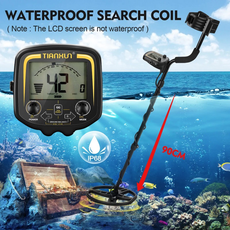 Detektor Logam Profesional TX- - Waterproof Metal Detector Pinpointer ulasan dan harga