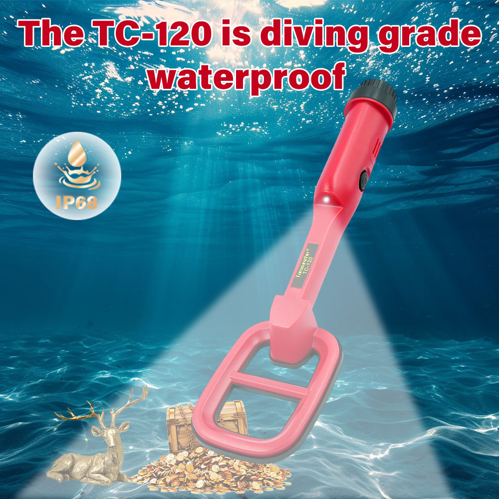 TC-120, Alat Pendeteksi Logam  - Waterproof Metal Detector Pinpointer ulasan dan harga